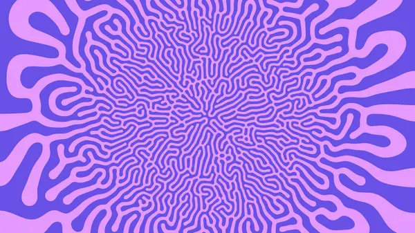バイオレット紫色のサイケデリック酸トリップベクター珍しい創造的な抽象的な背景 ラジアルクレイジー構造 奇妙な活発な抽象化の広い壁紙 キノコの幻覚効果 トリッピーアートイラスト ロイヤリティフリーストックベクター
