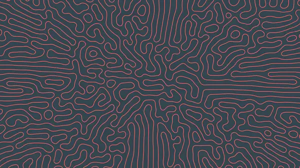 Patrón Líneas Rojas Delgadas Complicadas Vector Psychedelic Crazy Art Fondo Gráficos vectoriales