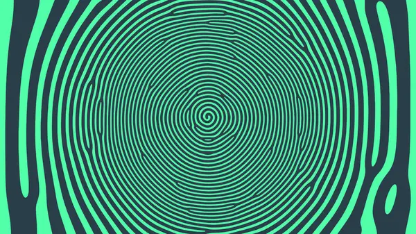Hypnotiser Spirale Art Psychédélique Vecteur Motif Hypnotique Turquoise Résumé Contexte Vecteurs De Stock Libres De Droits
