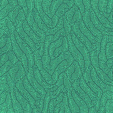 Biyokimya Biyoteknoloji Mikrobiyoloji Biyoloji Kimya Turkuaz Vektör Arkaplanı. Turing Difüzyon Soyut Organik Düzen. Karmaşık Yapı Psikedelik Soyutlama Modern Sanat İllüstrasyonu