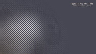 Kare Yuvarlak Noktalar Yarı Tonlama Düzeni Radyal Sınır Vektörü Özgeçmişi. Retro Futuristik Bilim-Kurgu Teknoloji Sanat İllüstrasyonu. Geometrik Rhombus Izgara Soyutlama Yarım Ton İnce Doku