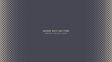Kare Yuvarlak Noktalar Yarım Düzen Dikey Çerçeve Vektörü Özgeçmişi. Yarım Tonlu İnce Doku. Geometrik Rhomb Izgara Grafik Soyutlaması. Retro Futuristik Teknoloji Sanat İllüstrasyonu