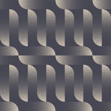 Eşsiz Ultra Modern Kusursuz Desen Eğilimi Soyut Vektör Arkaplanı. Bölünmüş Oval Yapı, Tekstil Baskısı veya Ev Dekorasyonu Sanatı İllüstrasyonu. Döngüsel Grafik Soyutlaması Duvar Kağıdı