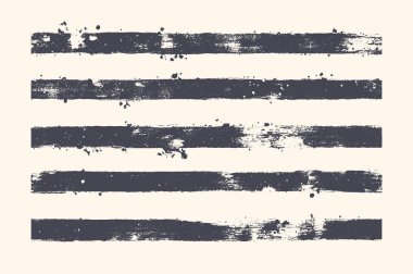 Soyut El Çizimi Grunge Tarzı Kusursuz Desen Kara Kuru Fırça Vektörü Aydınlık Arkaplanda Ayarlandı. Sonsuz Boya Fırçası Tasarım Elementleri. Sanatçı Huysuz Grafik Döngüsü Fırça darbesi Clipart Paketi