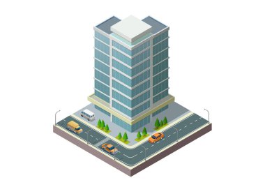 Otoyolu ve park alanı olan Isome modern binası