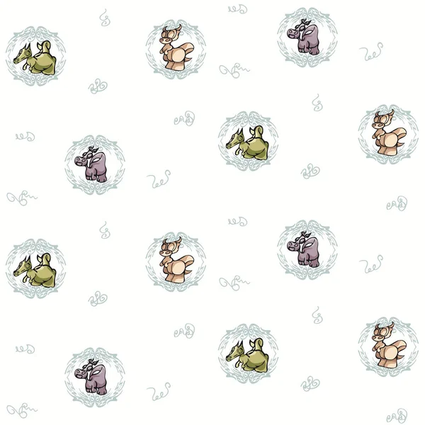 Light and airy seamless children's pattern with dragons. Illustration for children. Design for clothes, dishes, pajamas, textiles, bedding, etc.