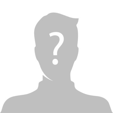 Profil resim vektörü izole edildi, illüstrasyon