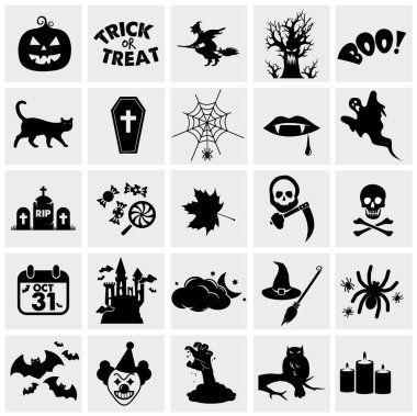 vektör Halloween Icon set