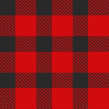 Kırmızı ekose desen vektör arka plan