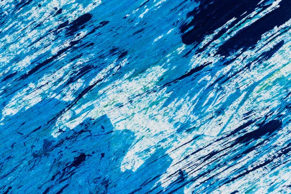 Bue Paint Texture Background Blue Color White Paper Brush Stroke — Stockfoto