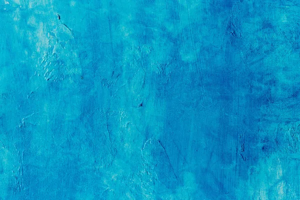 Abstrakte Blaue Hintergrund Textur Beton Oder Gips Handgemachte Wand — Stockfoto