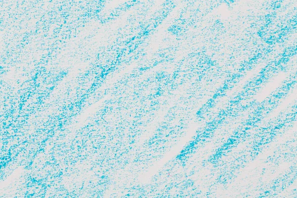 Wachsmalkreide Hand Zeichnung Blauer Hintergrund Textur — Stockfoto