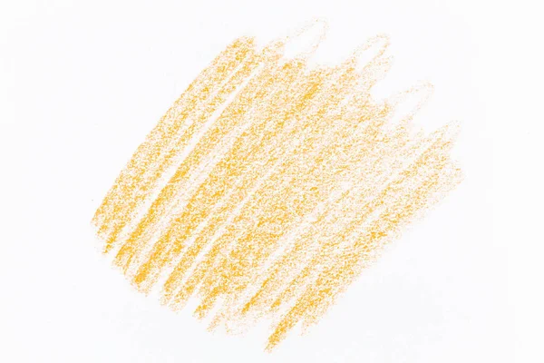 Amarelo Marrom Pastel Desenho Papel Lápis Cor Textura Fundo — Fotografia de Stock