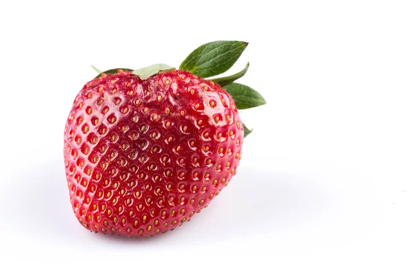 Stock image Fresh strawberries were placed on a white background