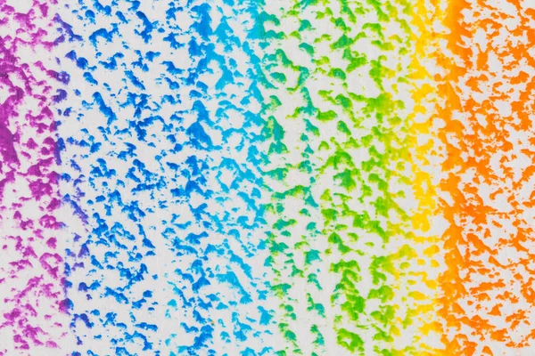 Hand Gezeichnet Bunten Pastell Regenbogen Hintergrund Buntstift Hintergrund — Stockfoto