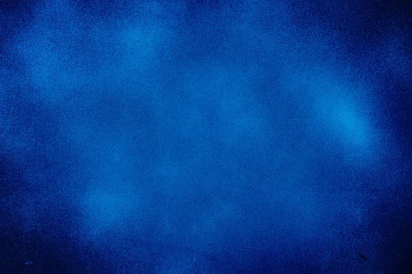 Zrnitá Modrá Barva Stěny Pozadí Nebo Textura — Stock fotografie
