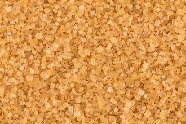 Krystalky Třtinového Cukru Izolovaných Bílém Pozadí — Stock fotografie