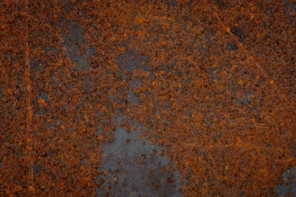 Background Texture Old Rusty Metal Plate Cracks — Stock Photo, Image