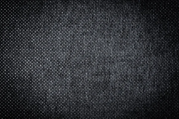 Schwarzer Einfarbiger Stoff Textil Nahaufnahme — Stockfoto