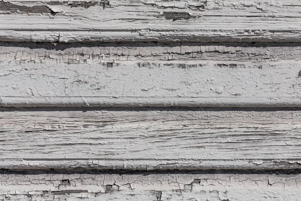 Zwart Witte Achtergrond Van Verweerd Geschilderd Houten Plank — Stockfoto