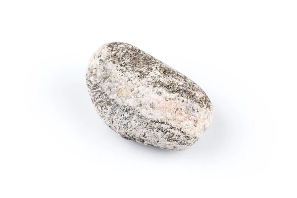 Гранитный Камень Белом Фоне — стоковое фото