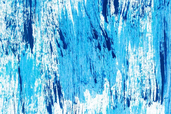 Bue Paint Texture Background Blue Color White Paper Brush Stroke — ストック写真