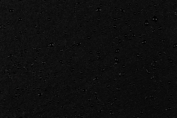 Vízcseppek Háttér Sötét Felületi Textúra — Stock Fotó