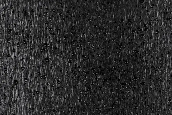 Water Druppels Donkere Steen Oppervlaktetextuur Achtergrond — Stockfoto