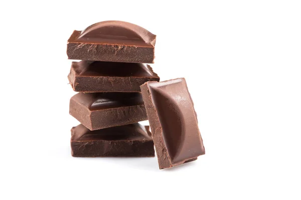 Chocolate White Cloase — Stock Photo, Image