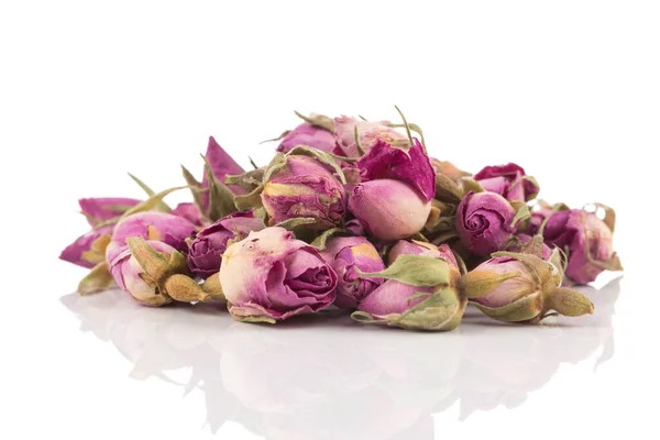Rose Flower Dry Tea Decoration Isolated White Background 스톡 사진