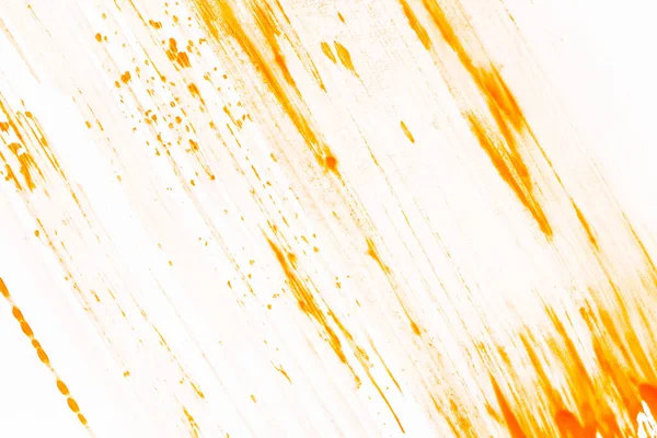 Gouache Akrylové Oranžová Červená Žlutá Hnědá Barva Textura Pozadí Ruční — Stock fotografie