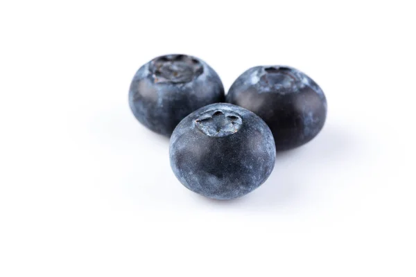Group Fresh Juisy Blueberries Isolated White Background — Stock Photo, Image