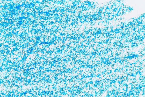 Blue Color Crayon Hand Drawing Texture Background — Fotografia de Stock