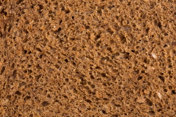 Szczegółowe Spojrzenie Tekstury Chleba Żytniego — Zdjęcie stockowe