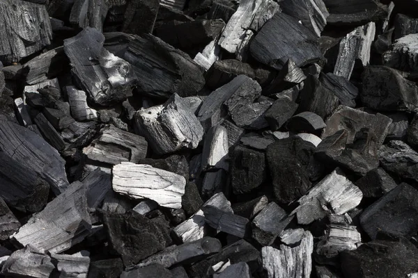 Carvão Mineral Preto Como Fundo Pedra Cubo — Fotografia de Stock