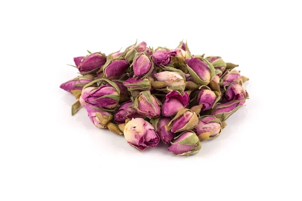 Rose Flower Dry Tea Decoration Isolated White Background — 스톡 사진