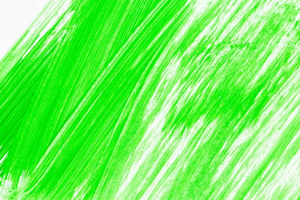Acrilic Verde Vopsea Textura Fundal Mână Făcut Perie Hârtie — Fotografie, imagine de stoc