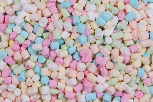 Barevné Marshmallows Jako Pozadí Makro Chlupaté Marshmallows Textura Zblízka — Stock fotografie