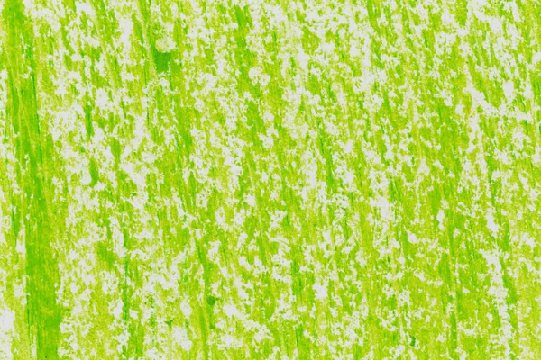 Green Color Crayon Hand Drawing Texture Background — Foto de Stock