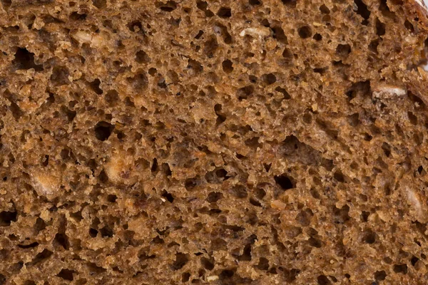 Detail Lihat Tekstur Roti Gandum — Stok Foto