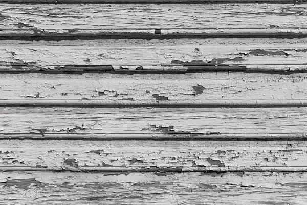 Black White Background Weathered Painted Wooden Plank — Stock Photo, Image