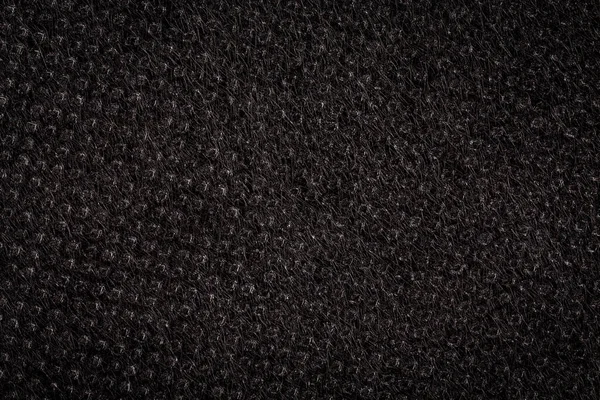 Tecido Liso Preto Têxtil Fechar Tiro — Fotografia de Stock