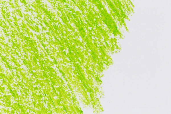 Grüne Farbe Buntstift Handzeichnung Textur Für Hintergrund — Stockfoto