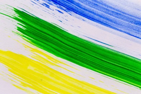 Acrylic Paint Texture Background Multi Color Red Green Yellow Blue — Fotografia de Stock