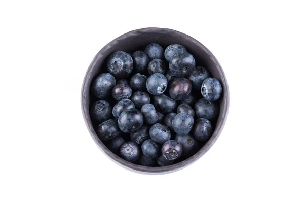 Group Fresh Juisy Blueberries Isolated White Background — Stock Photo, Image