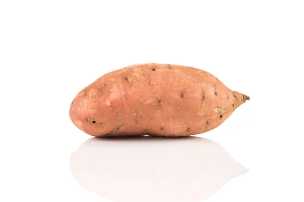 Zoete Aardappel Batata Witte Achtergrond Geïsoleerd — Stockfoto