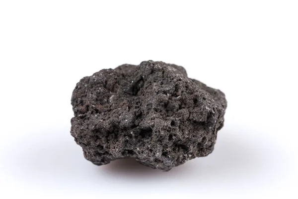 Kamienie Wulkaniczne Białym Tle Etna Włochy — Zdjęcie stockowe