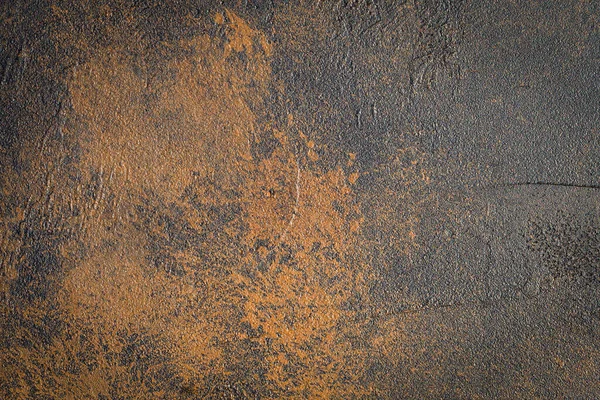 Abstrait Chocolat Brun Métallique Texture Fond Béton Plâtre Fait Main — Photo
