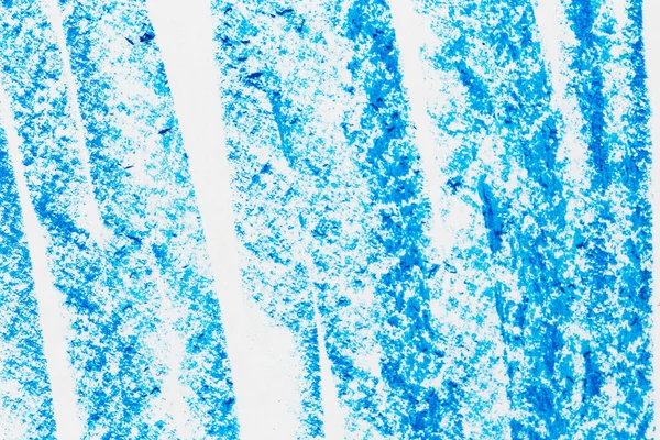 Lápis Cor Azul Skatch Textura Fundo Close Tiro Papel Branco — Fotografia de Stock