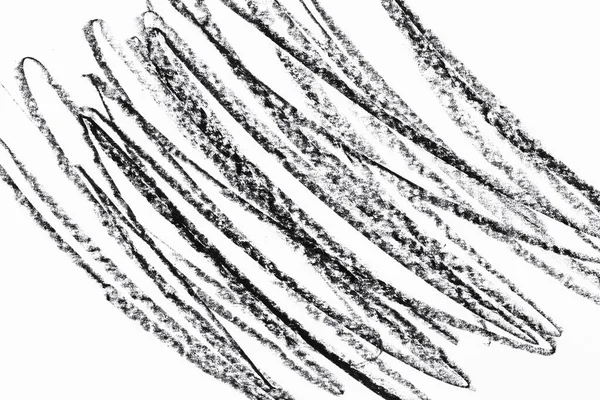 Black White Skatch Crayons Strockes Texture Background — Stock Photo, Image